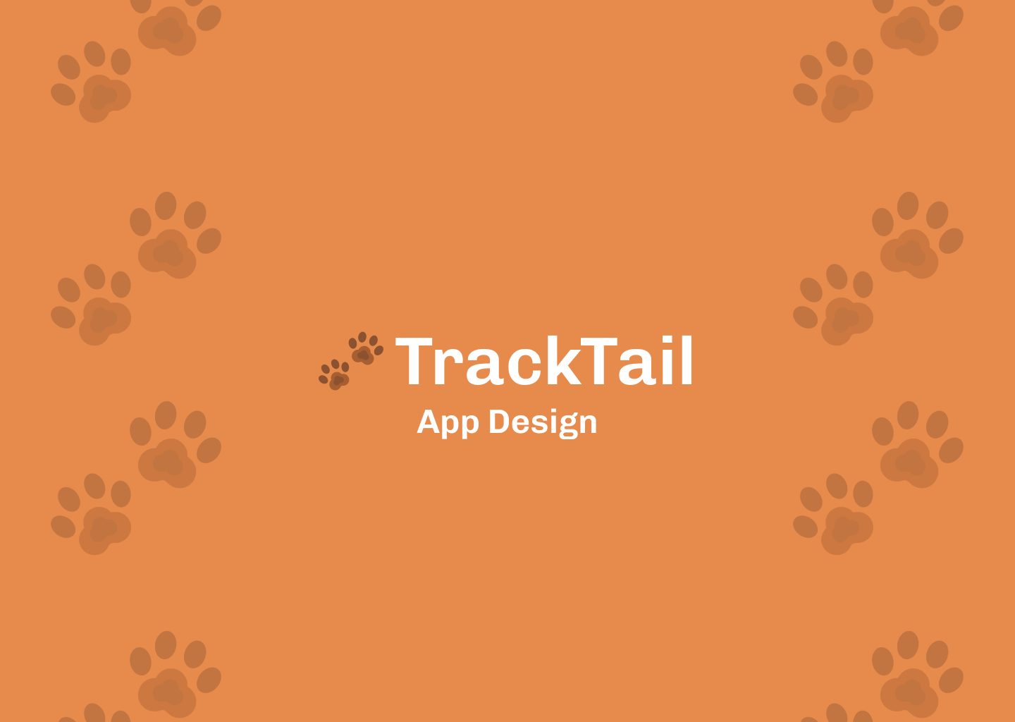 TrackTail introduction screen